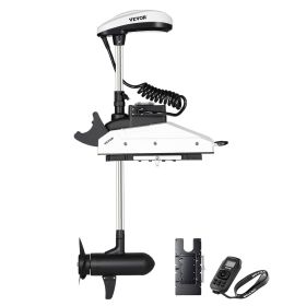 Electric Trolling Motor, 12V 55lbs Thrust with GPS, 10-Speed Bow Mounted Saltwater Outboard Boat Motor with Remote Control & LCD Battery Indicato Electric Trolling Motor, 12V 55lbs Thrust with GPS, 10-Speed Bow Mounted Saltwater Outboard Boat Motor with Remote Control & LCD Battery Indicato